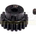 Billet Steel Pinion Gear 19T, 1M/5mm Shaft for 1/8 Off-Road & Savage Flux