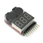 LiPo Voltage Checker w/ Adjustable Voltage Level Warning Buzzer