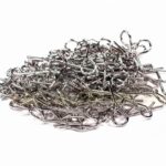 Bent-Up Body Clips (100) for 1/10 Short Course & Monster Trucks(LxW=19.5x6.5mm)