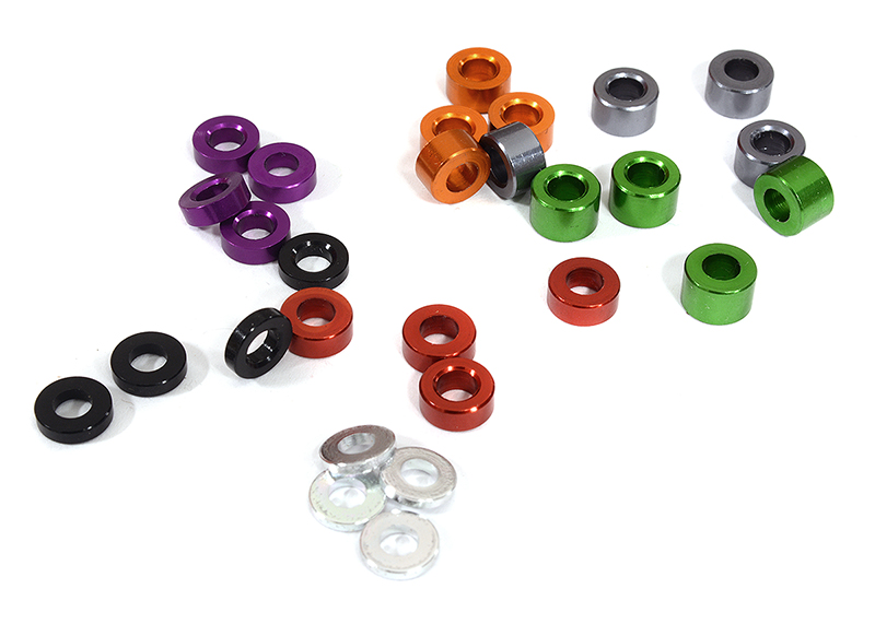 C23234 Assorted Thickness (1mm to 4mm) Shim Washer M3 Size - Image 1