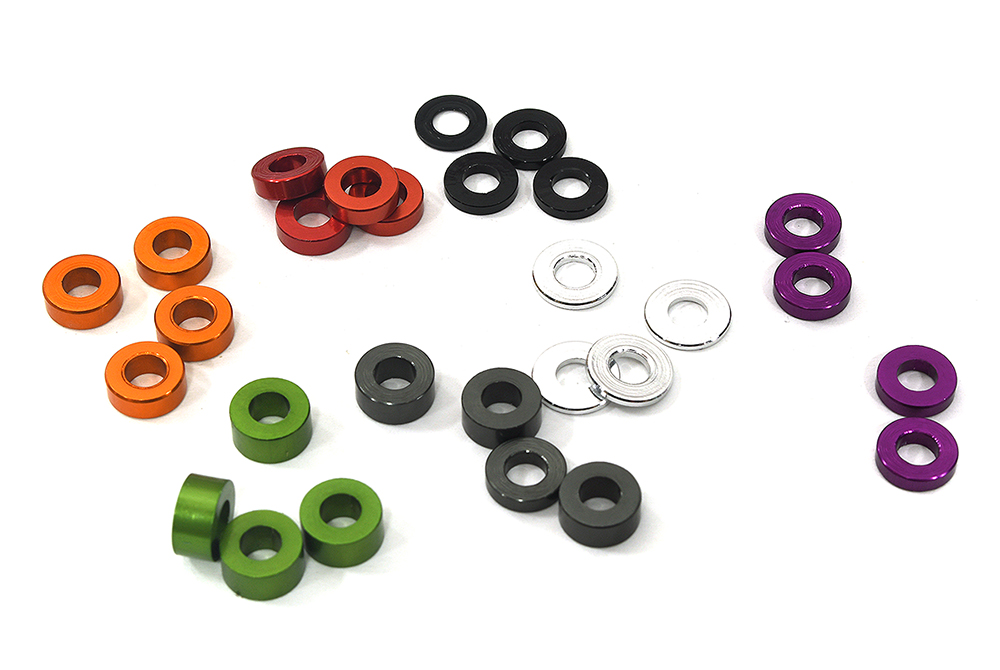 C23235 Assorted Thickness (1mm to 4mm) Shim Washer M4 Size - Image 1