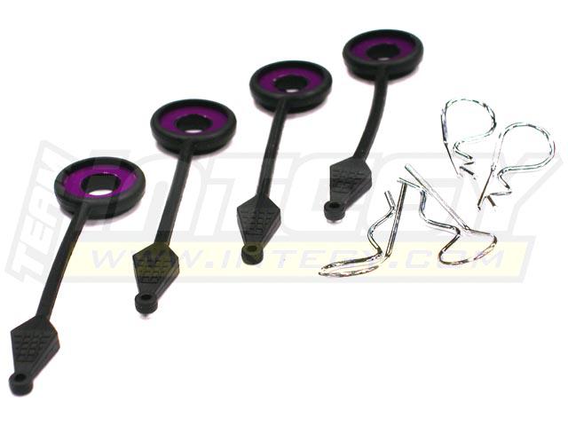C23258PURPLE Large Body Pin w/ Holder System (4) for 1/8 Scale - Image 1