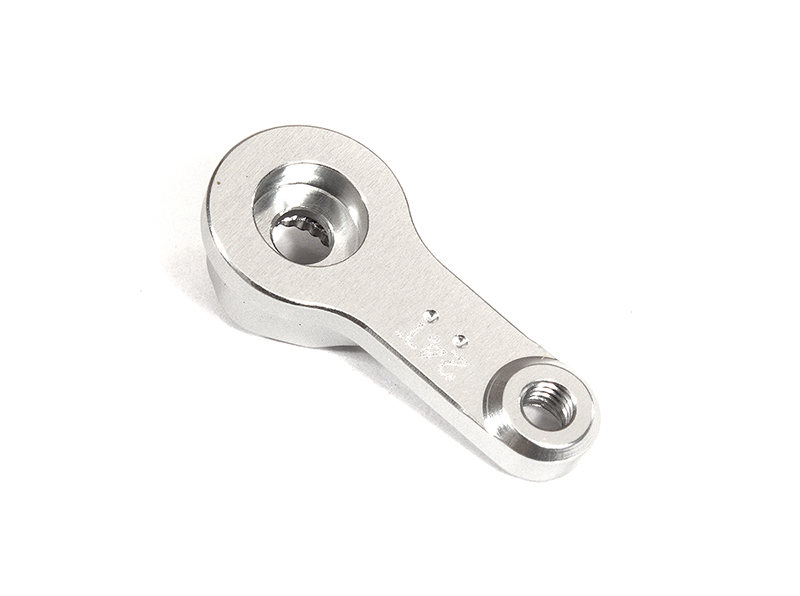 C23277SILVER Billet Machined Alloy Servo Horn 24T for 1/10 Rock Crawler (r=17mm Hole) - Image 1
