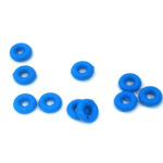 Blue Silicone O-Ring Set - 9x3.5x3mm Size (10 Pack)