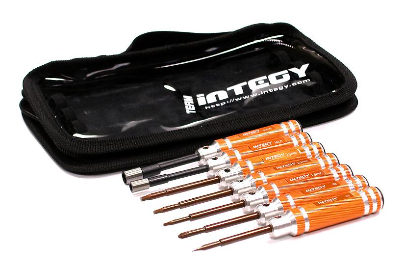 C23492ORANGE Mini Tool Set 7pcs with Carrying Bag - Image 1