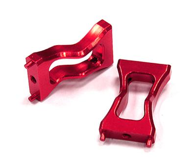 C23663RED Alloy Long Servo Mount Set for OTA-R31 1/10 Drift Car - Image 1
