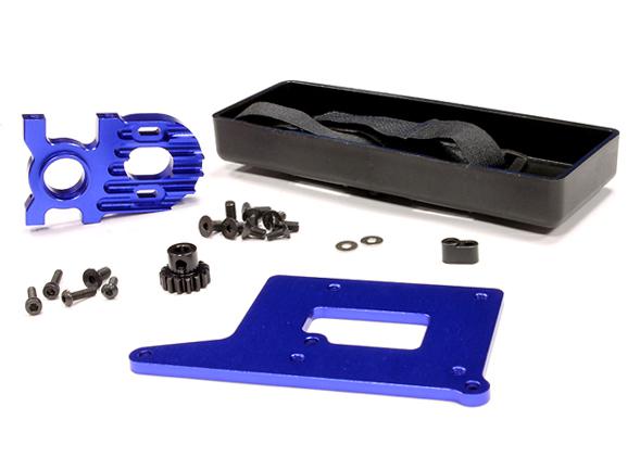 C23720BLUE Brushless Conversion Kit for AE RC8 Series w/ 15T Pinion Gear - Image 1