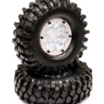 10H Composite 1.9 Wheel w/ Alloy Ring & Tire (2) for Scale Crawler (O.D.=105mm)