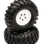 Rover Style 1.9 Wheels (2) w/ All Terrain T1 Tires for Scale Crawler O.D.=105mm