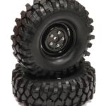 Rover Style 1.9 Wheels (2) w/All Terrain T2 Tires for Scale Crawler (O.D.=105mm)