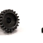 Billet Machined 0.8 Steel 32 Pitch Pinion 21T for BL Applications w/ 5mm Shaft