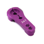 Billet Machined Alloy Servo Horn 23T for KO & JR Servo (r=20, 24mm)