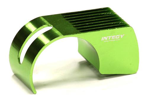 C23764GREEN Machined Clip-On 9 Fin Type Alloy Heatsink for 540 & 550 Size Motor - Image 1