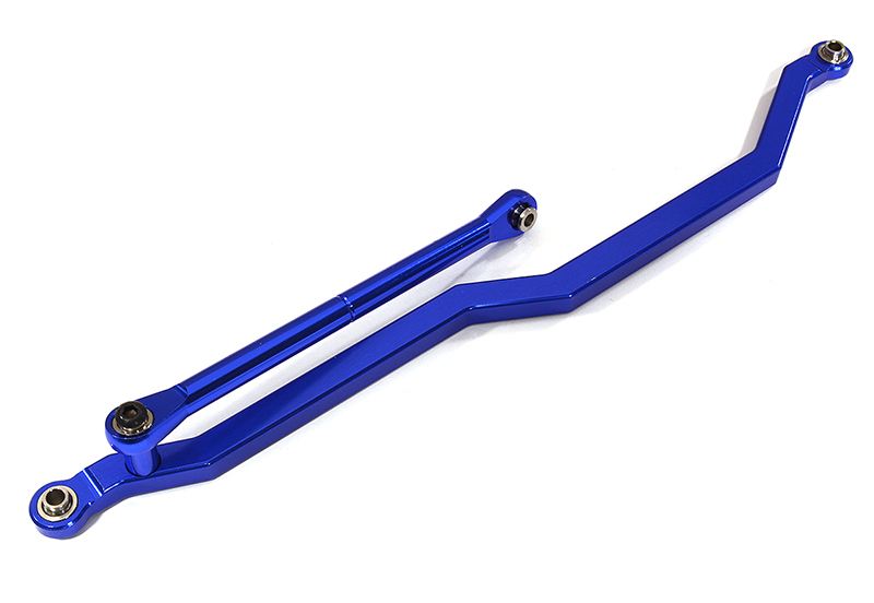 C23783BLUE V2 Billet Machined Alloy Steering Front Linkage for Axial Wraith 2.2 AX80073 - Image 1