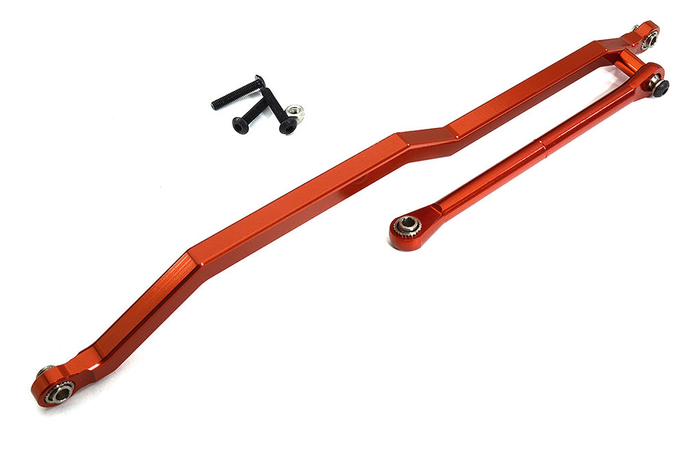 C23783RED V2 Billet Machined Alloy Steering Front Linkage for Axial Wraith 2.2 AX80073 - Image 1