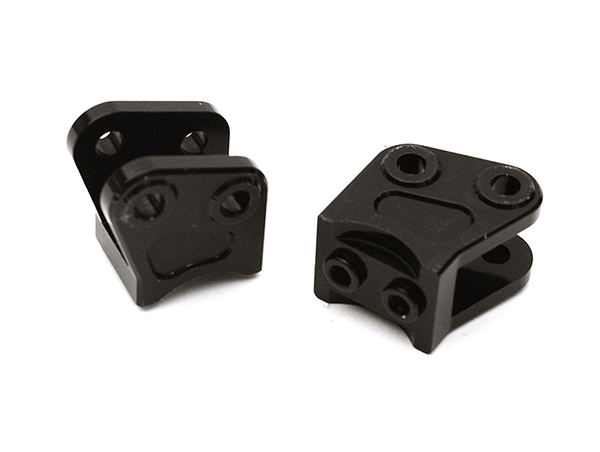 C23784BLACK Machined Alloy Lower Suspension Link Mount (2) for Axial Wraith 2.2 AX80070 - Image 1