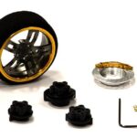 Evolution XII Steering Wheel Set for Most HPI, Futaba, Airtronics, Hitec & KO