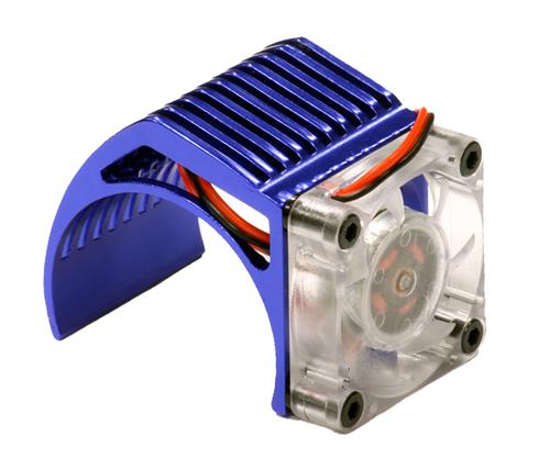 C23832BLUE Side Mount Type Motor Cooling + Heatsink for 540/550 Size Motor w/36mm O.D. - Image 1