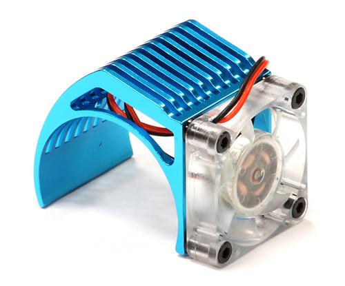 C23832LIGHTBLUE Side Mount Type Motor Cooling + Heatsink for 540/550 Size Motor w/36mm O.D. - Image 1