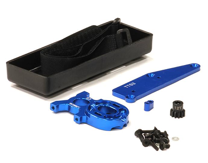 C23863BLUE Brushless Conversion Kit for Thunder Tiger S3 w/ Pinion Gear (Inside 50 x 145mm) - Image 1