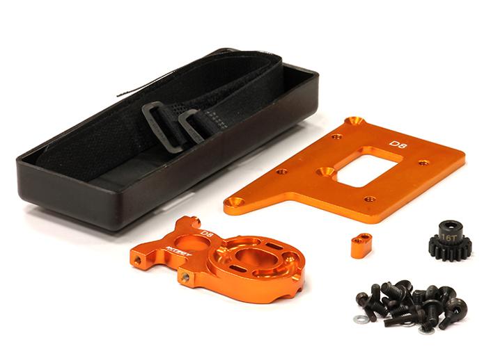 C23865ORANGE Brushless Conversion Kit for HPI Hot Bodies D8 w/ Pinion Gear - Image 1