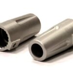 Machined Alloy Type II Rear Axle Lock-Out (2) for Axial Wraith 2.2 AX80071