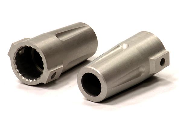 C23934HARD Machined Alloy Type II Rear Axle Lock-Out (2) for Axial Wraith 2.2 AX80071 - Image 1