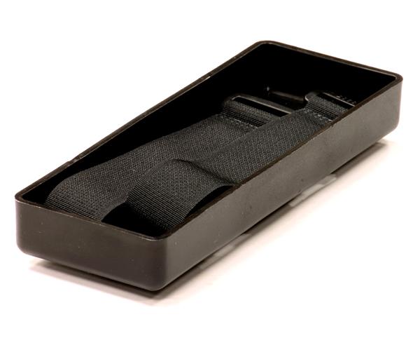 C23944 Battery Tray w/ Strap for Standard Size Hard Case LiPo on 1/8 & 1/10 Vehicles - Image 1