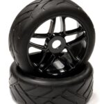 Mounted Tire, Wheel & Insert H831 Style w/ 17mm Hex for 1/8 Buggy Size