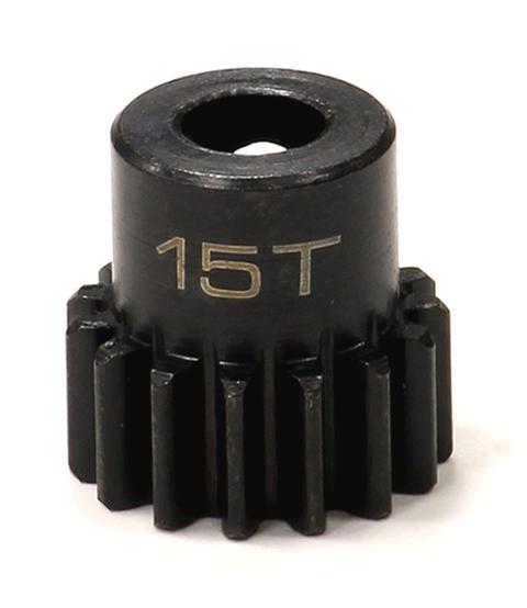 C24032 Billet Machined 32 Pitch Steel Pinion 15T for Brushless Applications w/5mm Shaft - Image 1