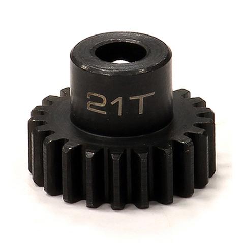 C24035 Billet Machined 32 Pitch Steel Pinion 21T for Brushless Applications w/5mm Shaft - Image 1