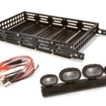 V2 T9 Realistic 1/10 Scale Metal Luggage Tray with 4 LED Adj. Light 192x107mm