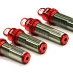 Billet Machined Threaded Shock Body (4) for Axial 1/10 EXO Off-Road