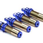 Billet Machined Threaded Shock Body (4) for Axial 1/10 Wraith 2.2 AX80036