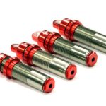 Billet Machined Threaded Shock Body (4) for Axial 1/10 Wraith 2.2 AX80036