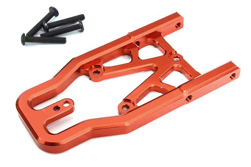 C24175RED Billet Machined Alloy Radio Case & ESC Holder for Axial Wraith 2.2 AX80081 - Image 1