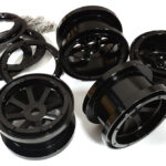 Alloy 8 Spoke Beadlock Wheel(4) for Axial Wraith 2.2 w/ 12mm Hex AX8137 AX12015