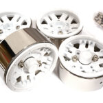 1.9 Size Billet Machined Alloy 5 Spoke Wheel(4) High Mass Type for Scale Crawler