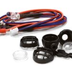 V2 Small Round Type Roof Top LED Blue Light Set for 1/10 Off-Road, Rock Crawler