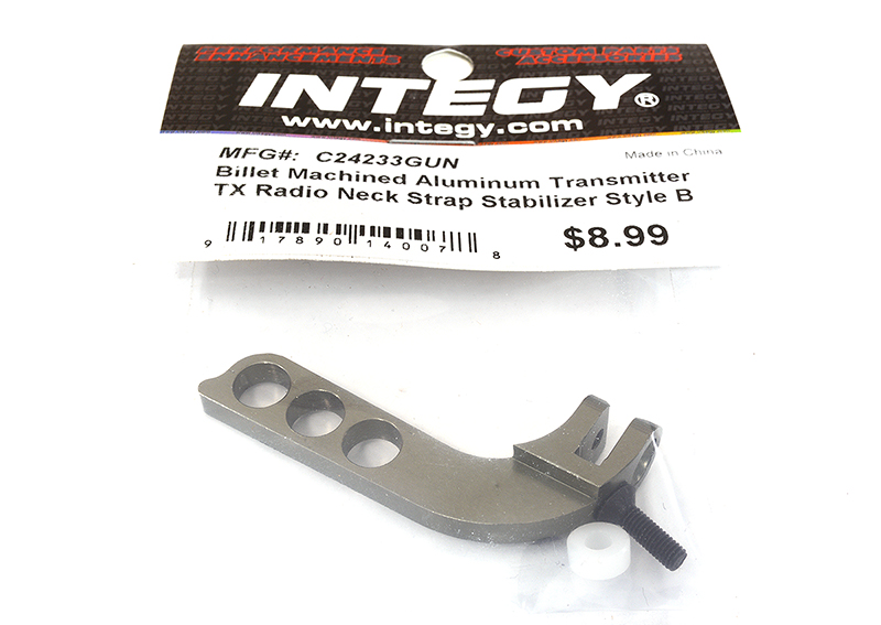 C24233GUN Billet Machined Aluminum Transmitter TX Radio Neck Strap Stabilizer Style B - Image 1