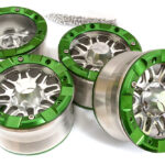 Alloy Dual 8 Beadlock Wheel (4) for Axial Wraith 2.2 w/ 12mm Hex AX8137 AX12015