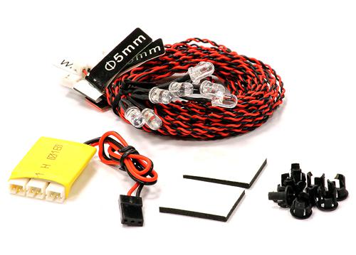 C24361 Complete 8 LED Light Kit with Control Box Module for Airplanes & Helicopter - Image 1