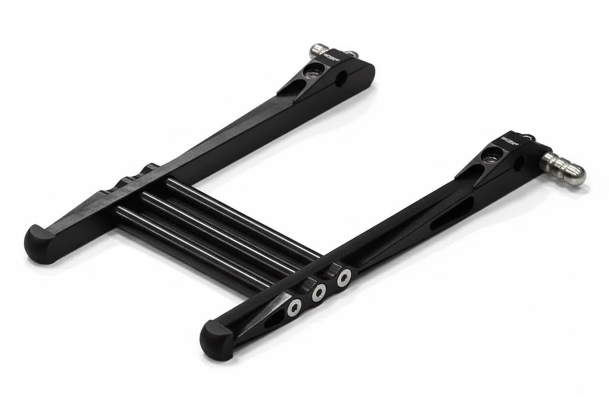 C24373BLACK Universal Billet Machined TX Stand Attachment for Most Stick Type Radio - Image 1