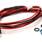 Billet Machined Alloy LED Holder Set 3mm Size + (2) White LED Light