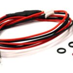 Billet Machined Alloy LED Holder Set 3mm Size + (2) White LED Light