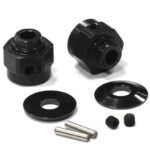 Billet Machined Hex Wheel Hub Set (2) +3 Offset for Axial Wraith 2.2 AX30429