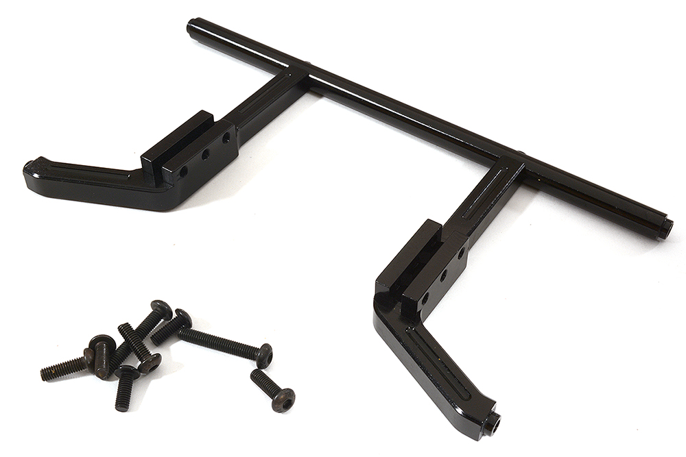 C24398BLACK Billet Machined Tube Frame Shock Mount Rear for Axial Wraith 2.2 AX80076 - Image 1