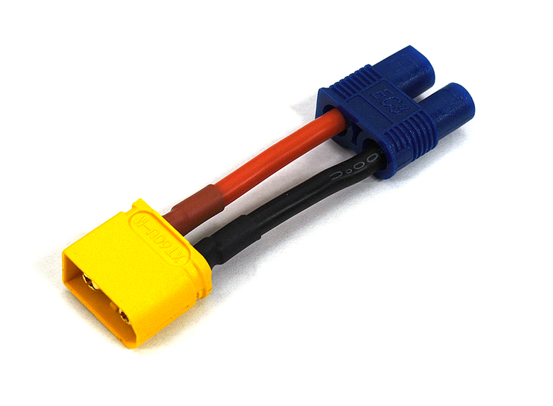 C24405 XT60 Male-to-EC3 Female Connector Adapter Wire Harness - Image 1
