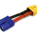 XT60 Female-to-EC3 Male Connector Adapter Wire Harness