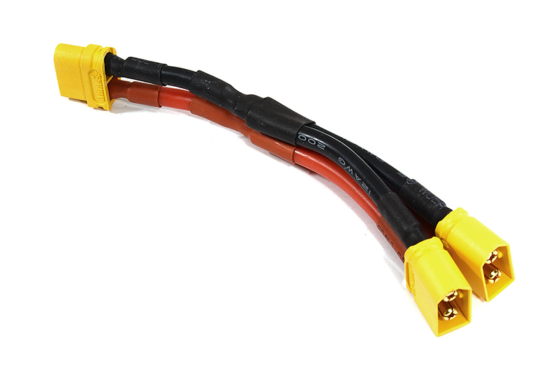 C24409 XT60 Parallel 2-Battery Connector Adapter Wire Harness - Image 1